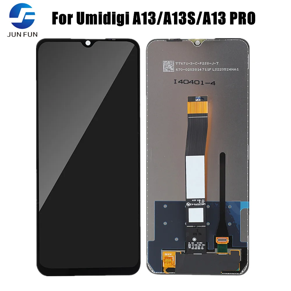 

Экран для UMIDIGI Bison A13 A13S PRO, ЖК-дисплей + сенсорный дигитайзер в сборе, замена