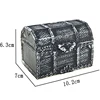 Plastic Money Container Storage Box Toys Vintage Pirate Anime Toys For Children Pirate Crystal Gem Treasure Box Toy Figures 4
