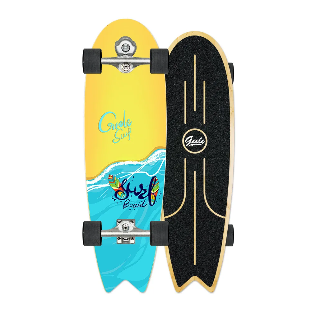 

Geele Carver Yow Land Surfing Skateboard S5 Spring Bridge Simulated Surfing Ski Training Board 33 Inches