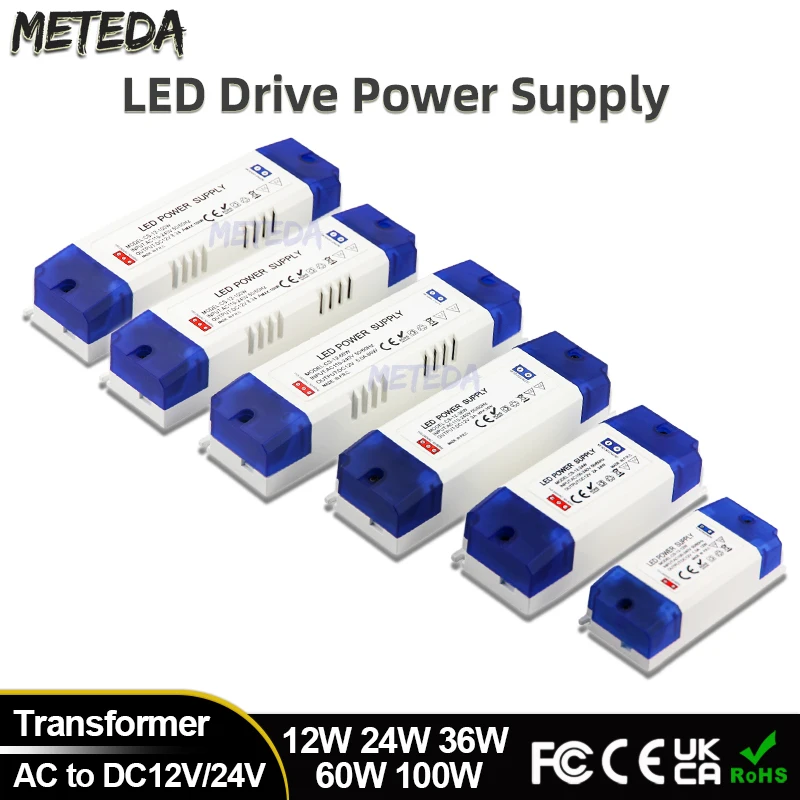 Lighting-Transformer-12W-24W-36W-60W-100W-AC-DC12V-24V-Switching-Power ...