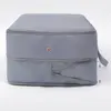 Space Saving Self Compression Organizer with Zipper Comforter Storage Bag Blanket Storage Bags for Comforters Blankets Bedding 5