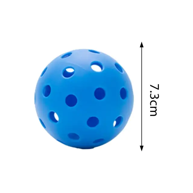 Indoor Pickleball Balls 26 Holes Durable Indoor Court Pickleball Balls for Sanctioned Tournament Play Indoor Courts Training 6