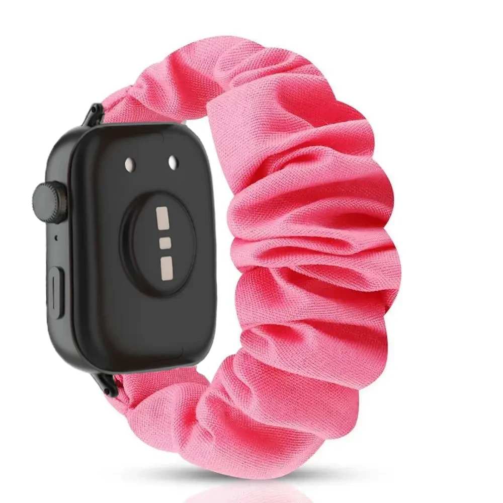 Elastic Nylon Loop Band with Metal Connector for Smartwatch - Adjustable Replacement Bracelet Strap