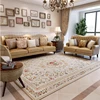 Living Room Carpets American Flower Print Light Luxury Soft Coffee Table Rug Large Area Fluffy Bedroom Bedside Mat Alfombra 양탄자 1