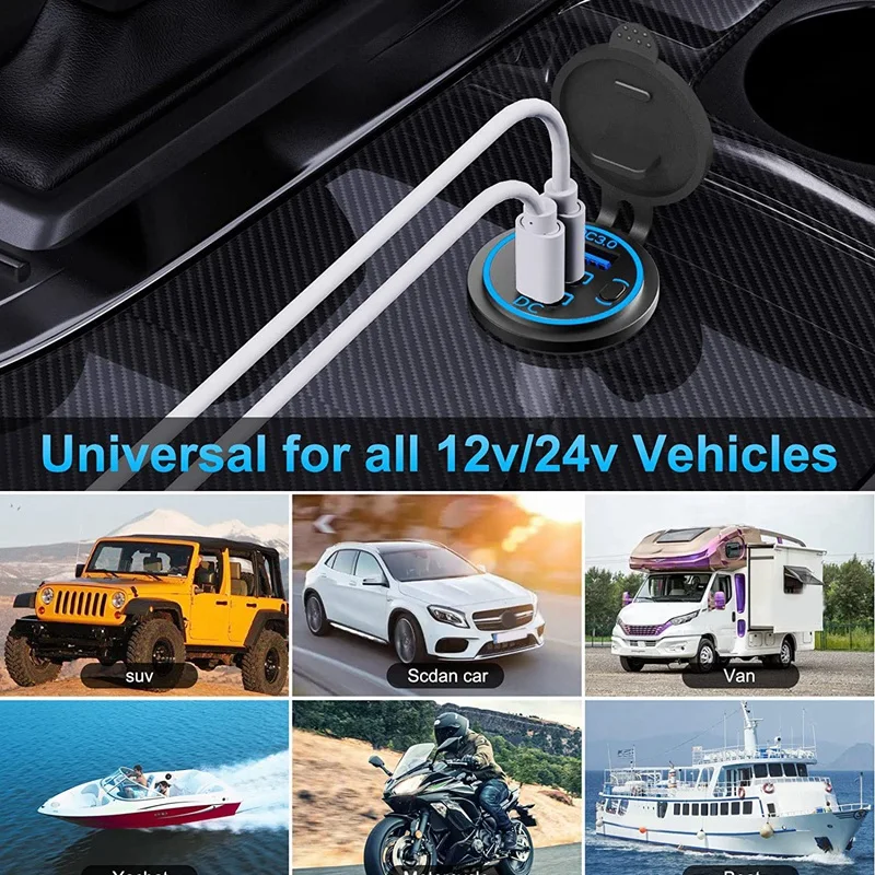  ġ ִ USB ڵ  , ڵ Ʈ RV ؾ ATV   , 12V