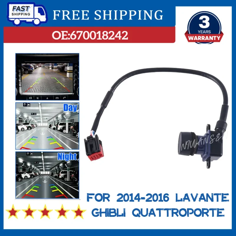 670018242 New Rear View Reverse Back Up Parking Camera For