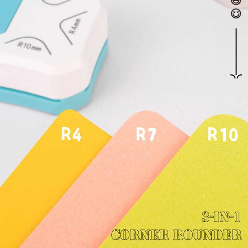 Three-In-One Corner Rounders Corner Embosser Cutter for Diy Photo Card Business Card Cutter Round Paper
