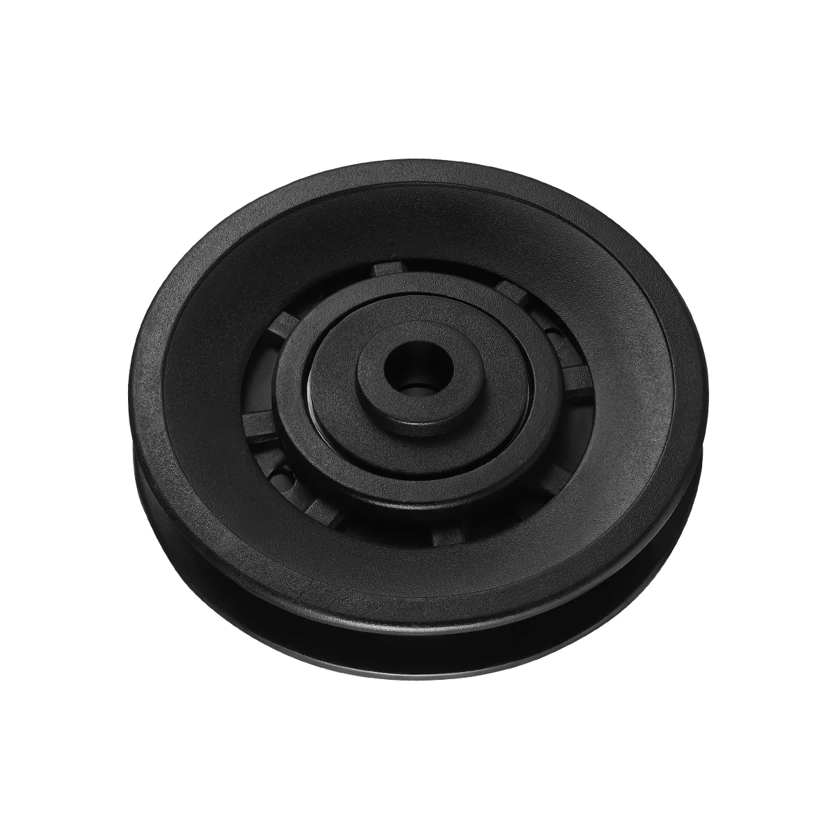 

WINOMO Pulley Wheels Universal Wearproof Abration Bearing Pulley Wheel Guide Wheel Equipment Part (Black)