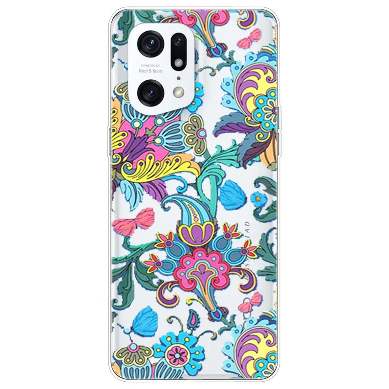 Transparent Soft TPU Silicone Phone Case with Clear Bumper - Lovely Design
