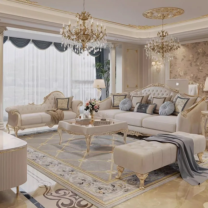 

Europe Designer Sofa Chair Unique Wood Modern Recliner Living Room Sofas Love Seat White Cushion Sofas Para El Hogar Furniture