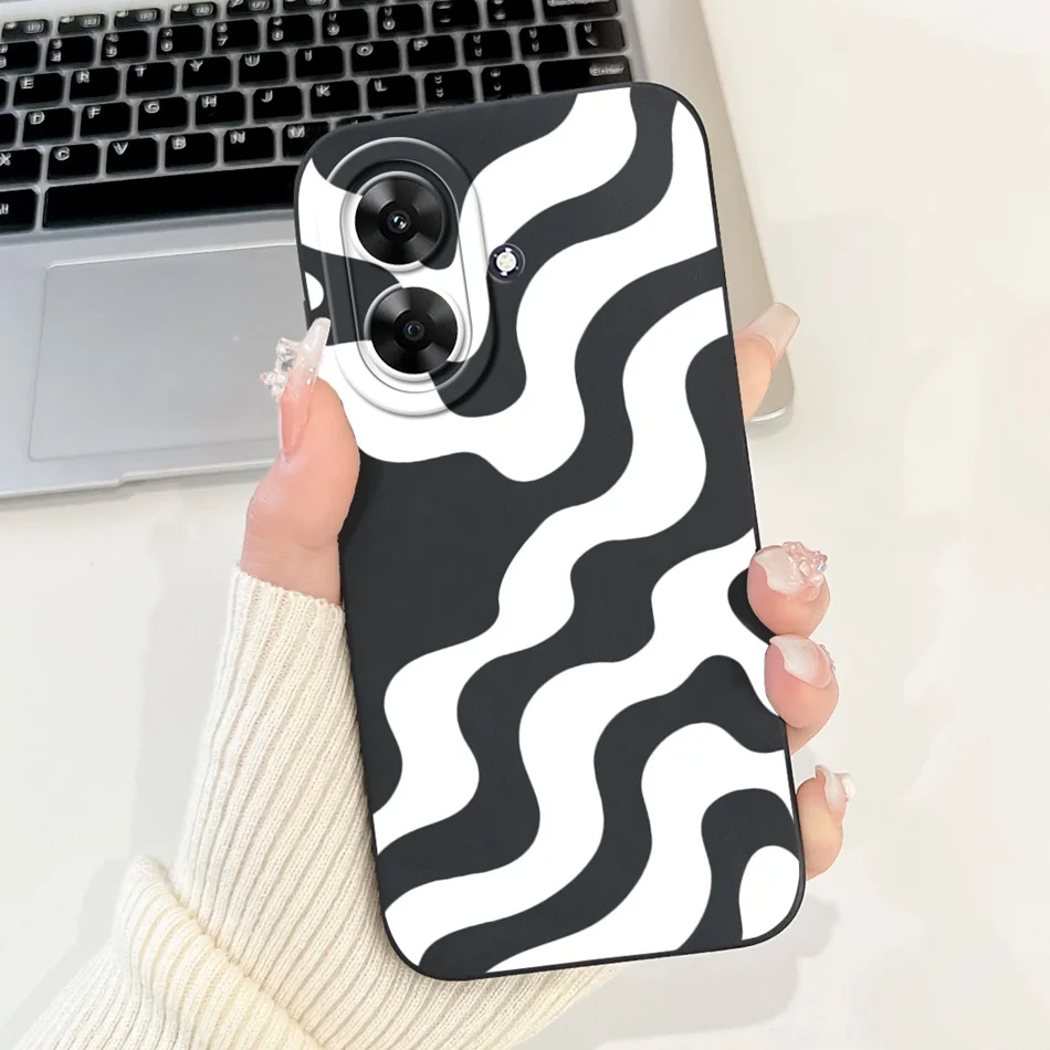 Fashion Moon Pattern Shockproof Silicone Phone Case - 2024 Edition