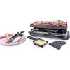 Swissmar KF-77040 Classic 8-Person Raclette with Reversible Cast Iron Grill Plate/Crepe Top, Black 3