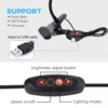 5W LED Clip on Desk Lamp with 3 Modes 11 Brightness  2M Cable Dimmer 14 Levels Clamp Table Lamp 4