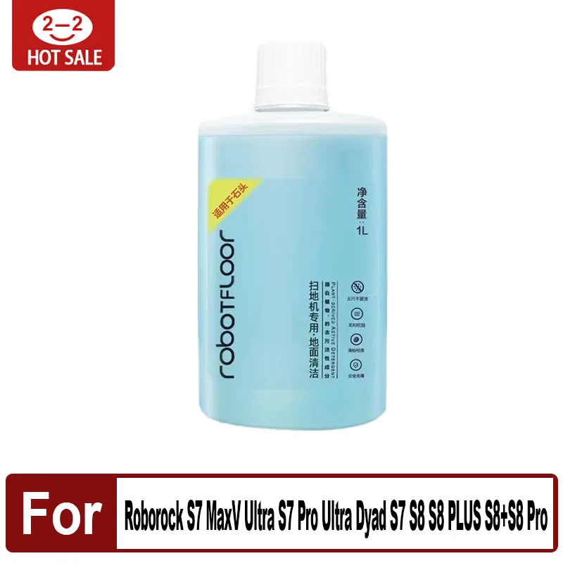 

Roborock S7 MaxV Ultra S7 Pro Ultra Dyad S7 S8 S8 PLUS S8+S8 Pro Ultra Parts Floor Cleaning Solution Vacuum Cleaner 1L