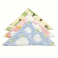 Petit ensemble de lit hamac Cage pour animaux de compagnie, haricots respirants, flanelle, velours, entonnoir, ensemble deux pièces pour planeur de sucre, perroquet, Hamster 4