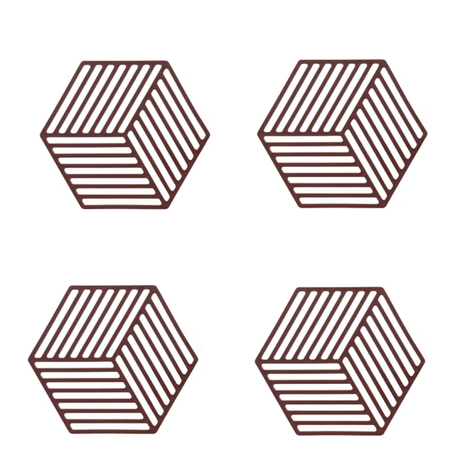 4pcs Brown B