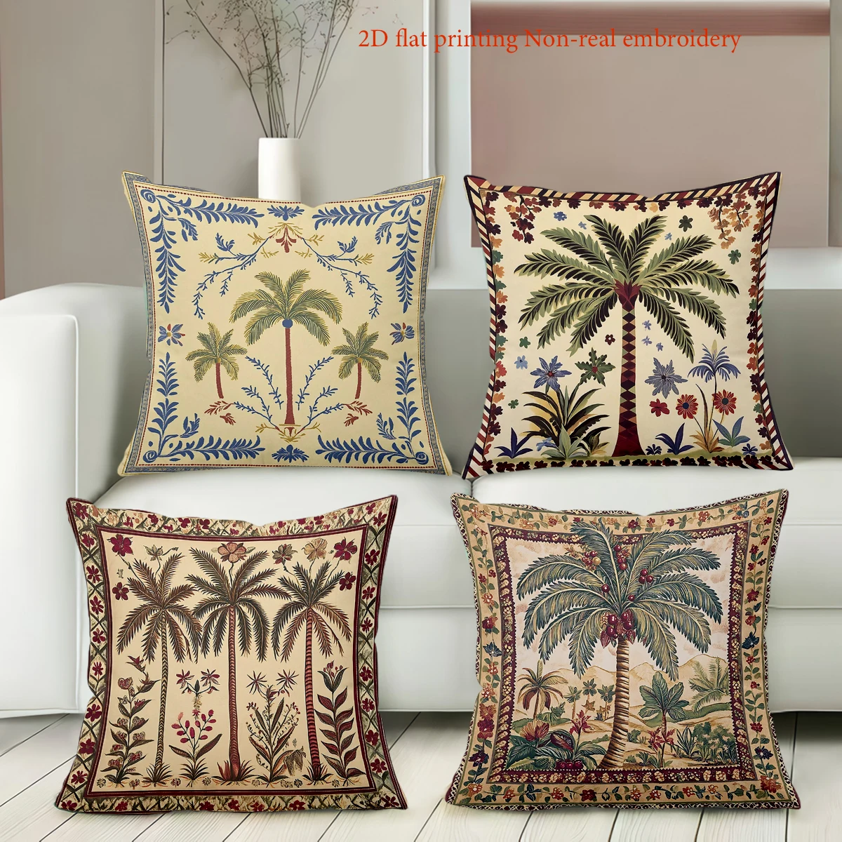 Patterned pillow covers