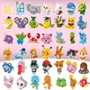 DIY Pokemon Blocks Small Cartoon Mini Building Block Pikachu Charizard Eevee Mewtwo Anime Assemble Action Model Dolls Toys 4