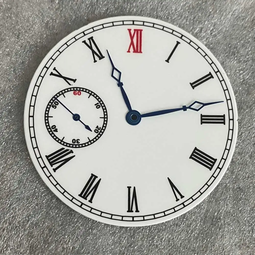 Enamel White Watch Dial + Hands 38.8mm Vintage Watch Accessories Set Faces for ETA6497 ST3600 Movement watch dial accessories watch face accessories