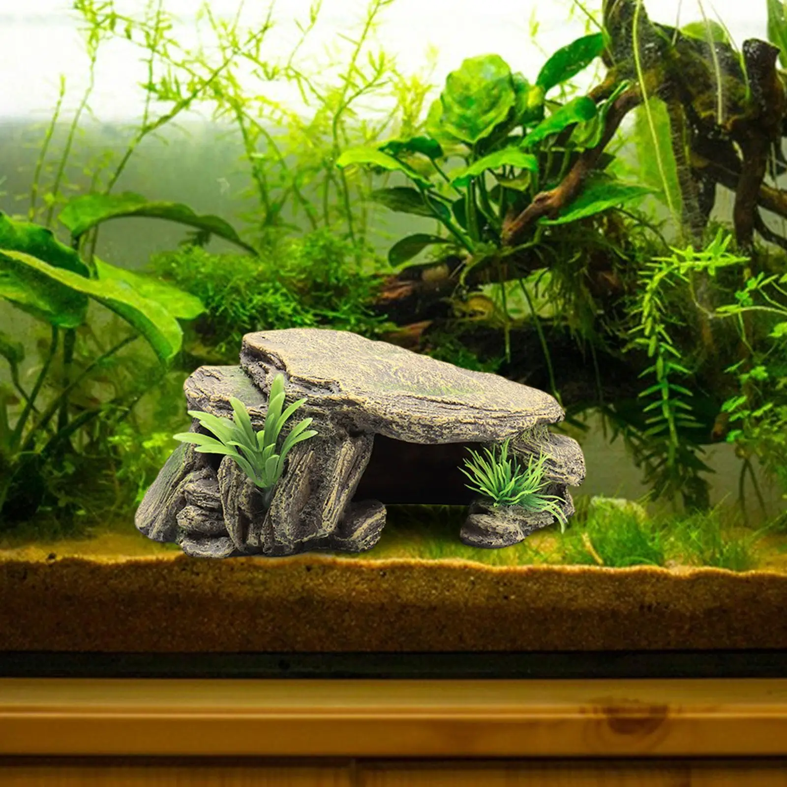 Aquarium Turtle Tank Decoration Tortoise Climbing Platform for
