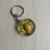 Insect Resin Keychain Specimen Crab Spider Scorpion Golden Turtle Wasp Spade Beetle Red Bean Ant Key Chain Decoration 4