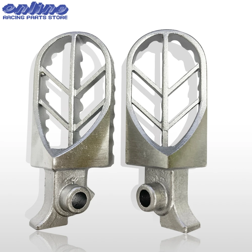 Motorcycle Footrests Foot Pegs Pedals Steel Front for Honda XR50R CRF50 CRF70 CRF80 CRF100F CRF XR 50 70 motorcycle accessories motorcycle footrests motorcycle foot pedals