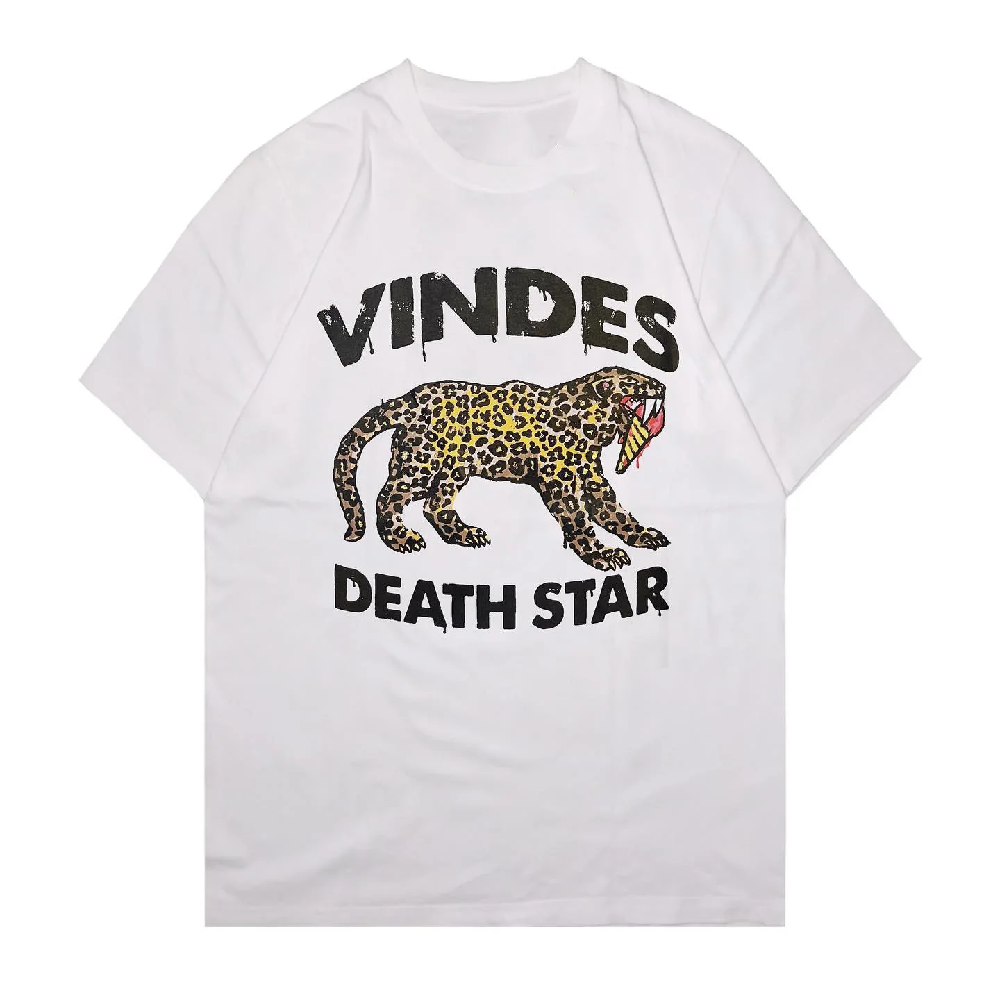 2000s Tshirt Oversized Hip Hop Y2k Streetwear Harajuku Cartoon Leopard print Graphic  Korean hip hop Aesthetic Short Sleeve tees