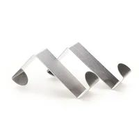 1/2Pcs Stain Steel Kitchen Cabinet Draw Over Door Hook Clothes Hanger Holder Clothes Rack Women Bags Rack Kithchen Accessories 6