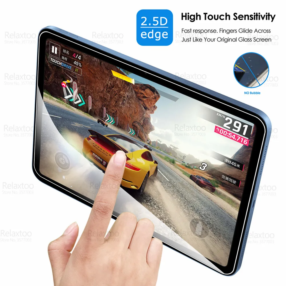 Tempered Glass For Apple iPad 10 10.9 10th Generation iPad10 2022 2023 A2757 A2777 Full Coverage Screen Protector Tablet Film 4