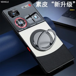 Magnetic Silicone Leather Protective Phone Back Cover - Stylish Shell for Nubia Z60 Ultra (HO2)