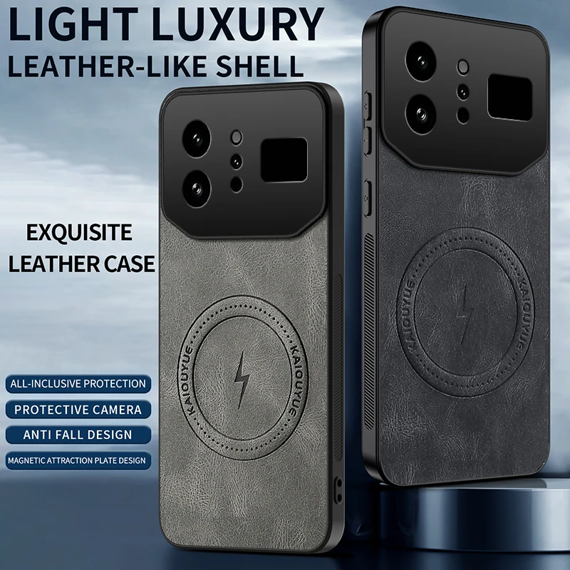 INFINIX Note 60 Ultra Premium Lightning Nappa Pattern Magnetic PU Leather Shockproof Case