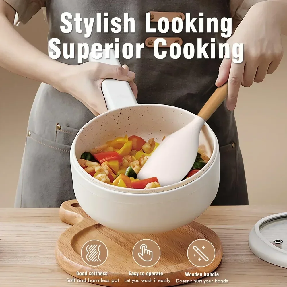 Silicone Food Grade Utensils Cooking Sets Turner Spatula Measuring Spoon Practical Cookware Cooking Tool Kitchenware Set