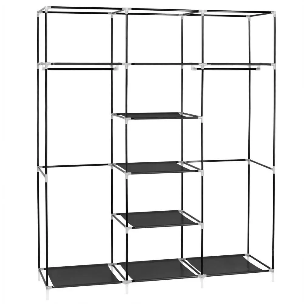 69 inch portable closet clothing storage cabinet storage cabinet