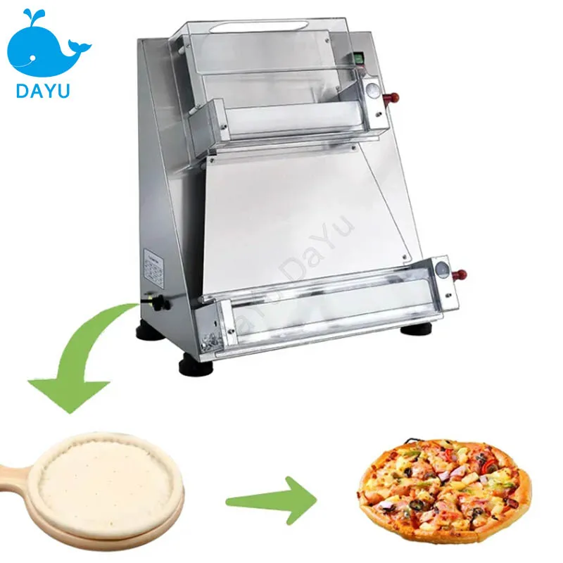Pizza Forming Machine Commercial Fully Automatic 3-12 InchKitchen Equipments Food Proceessor Adjustable Dough Press Maker