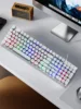 TF270 LED mechanical wired keyboard, suitable for desktop computers and laptops, gaming LED wired keyboard for esports