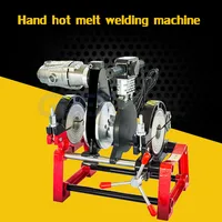 Manual Hydraulic 4 Ring Butt Welding Machine 63-160MM PE Pipe Butt Welding Machine Water Pipe Hot-melt Machine Water Electricity 2