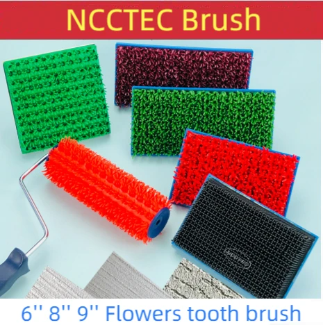 6inch Linear Texture Roller Brush Pattern Paint Rollers for wall