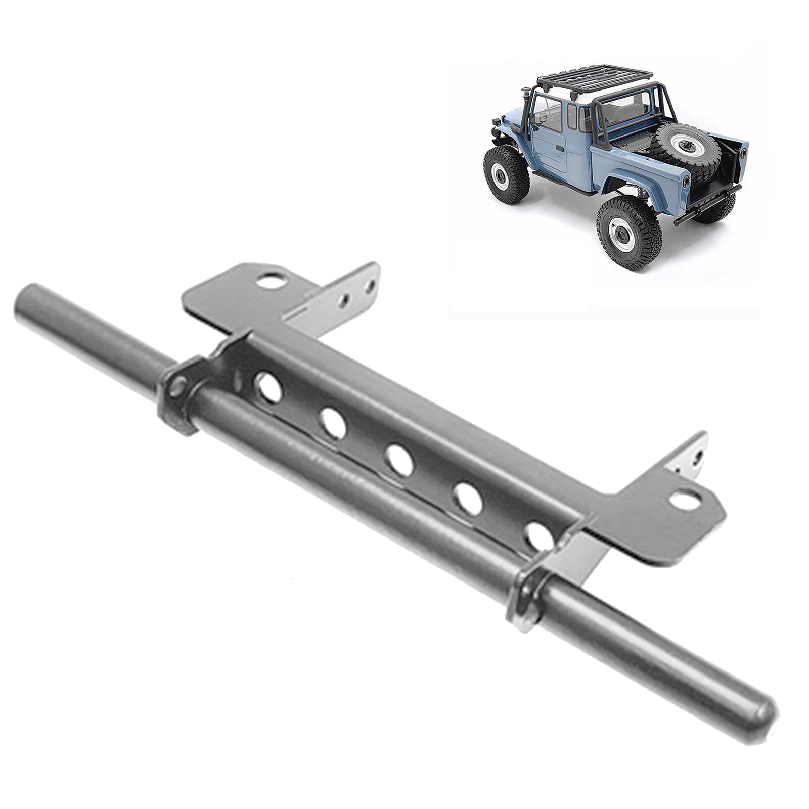 Metal Rear Bumper Model Car Upgrade Accessories for VP VS4-10 Phoenix Stainless Steel DIY Parts for RC car model toys