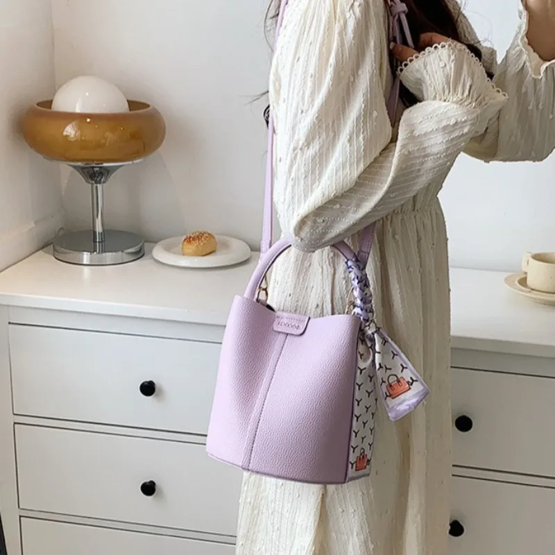 Fashion Women Crossbody Bags Shoulder Bags Luxury Brand Design Bucket Bag Ladies PU Leather Portable Hand Bags 3 Fashion Women Crossbody Bags Shoulder Bags Luxury Brand Design Bucket Bag Ladies PU Leather Portable Hand Bags - Image 3
