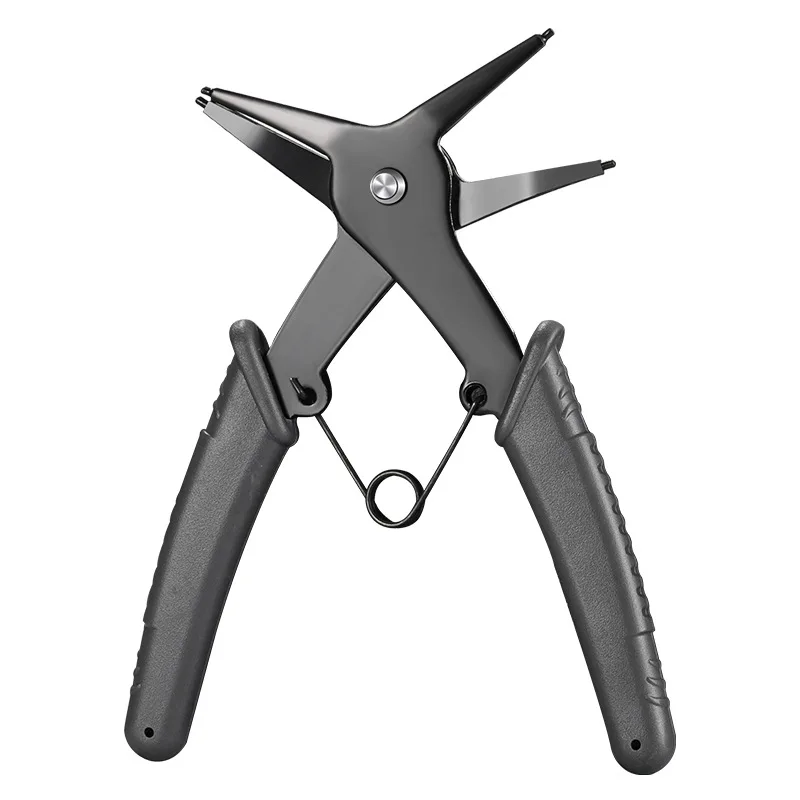 Snap Ring Plier Type Circlip Pliers Multifunctional Crimp Tool Internal External Ring Remover Retaining Circlip Pliers Hand Tool