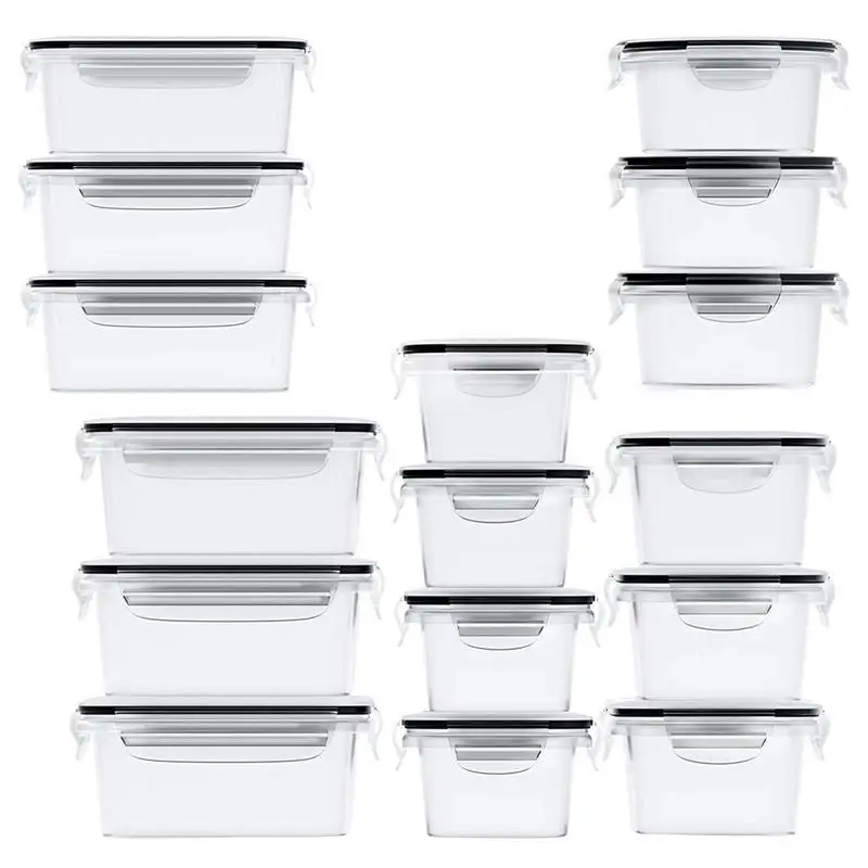 5PCS Nested Food Storage Containers with Snap Lids for Healthy Diet,  Vegetables, Snack & Fruit - China Clear Food Container and Airtight Food  Container price