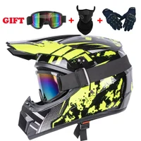 Full Face Motorcycle Helmet Off-road Motorbike Free Shipping Send 3 Gifts Downhill AM DH Cross Capacete Motocross Casco helmets 2