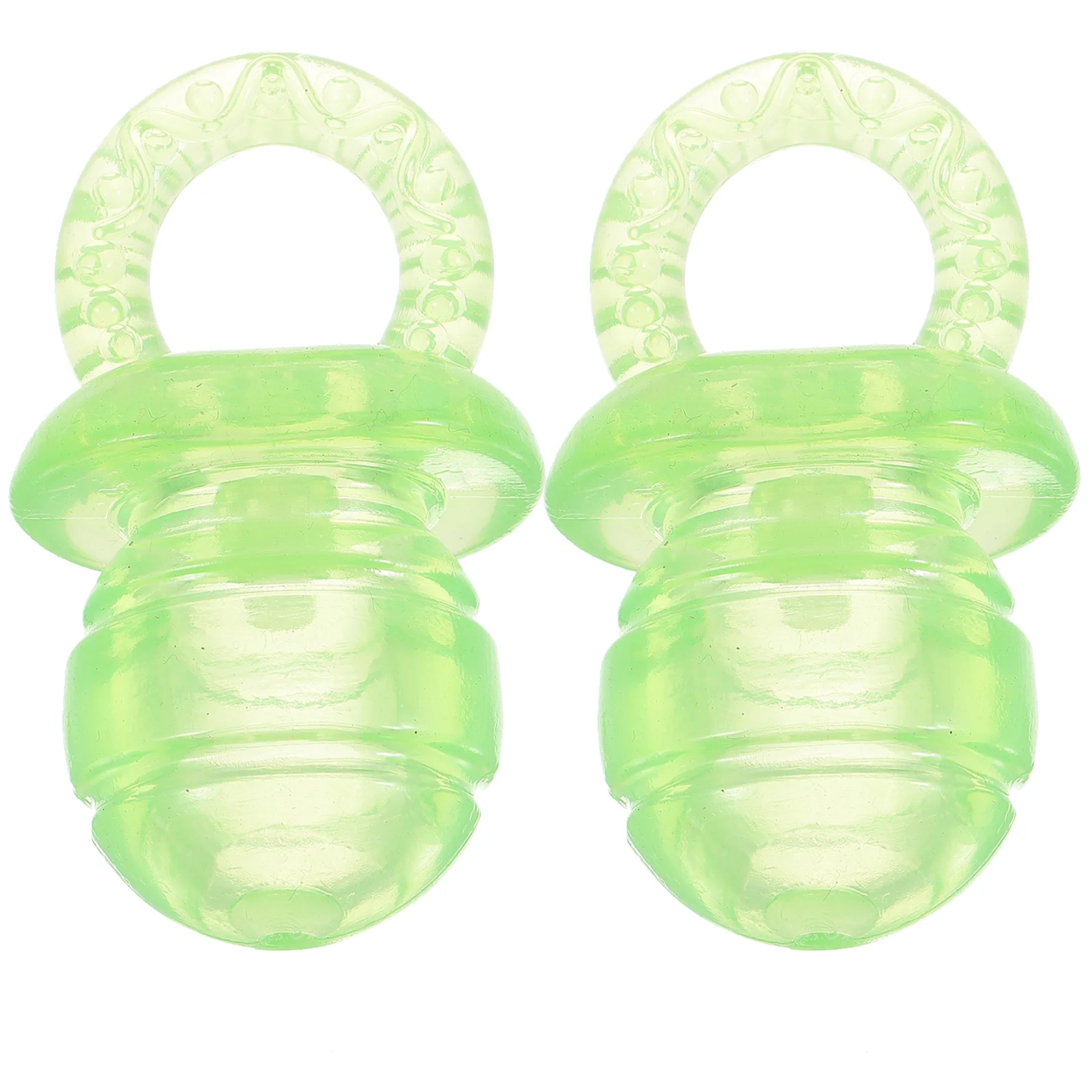 

Dog Pacifier Toy for Small Puppies: Soft and Interactive Training Tool in Light Green