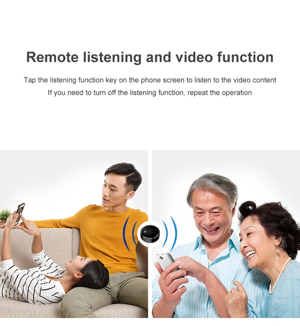 Mini HD 1080P Security Cam Motion Detection Monitoring Surveillance Camera Wifi Night Vision Remote Smart Micro Security Camera 6