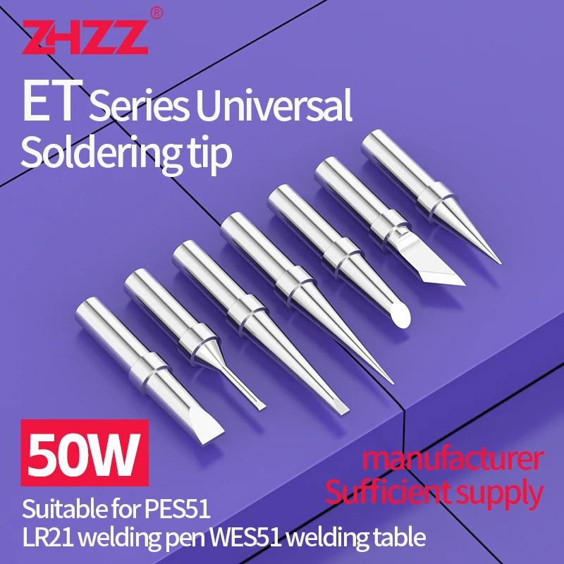 Ensemble de 10 pointes de soudage 3.2mm pour station de soudage, présentées en lot