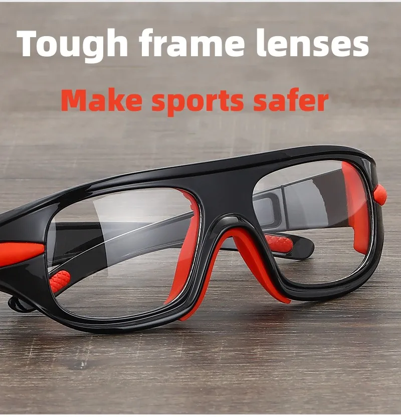 Sports Glasses Sports Goggles Myopia Basketball Glasses Sport Goggles Football Eyewear Anti-Collision Glasses Removable Training Goggles Cycling