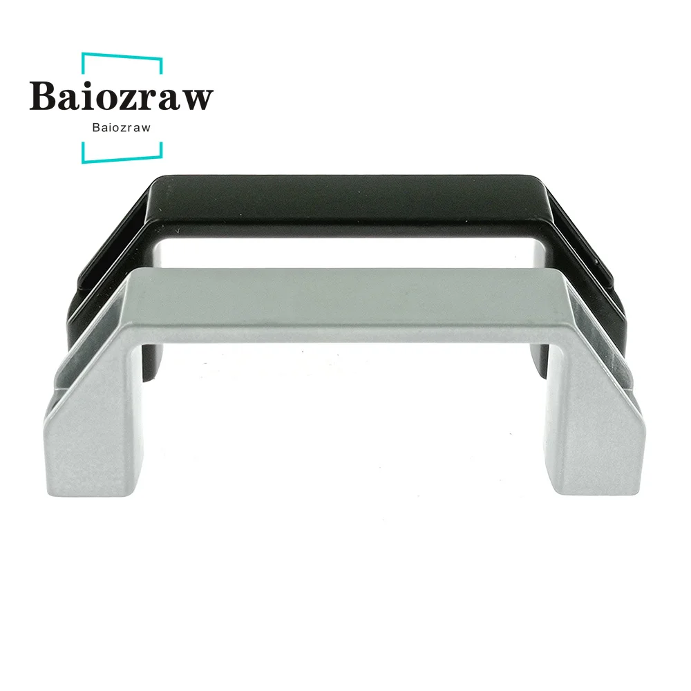 Door Handles Cabinet Handles Aluminum Cabinet Handles Black Sliver Alloy Nylon 90mm 120mm 180mm Door Accessory DIY 3D Printer Parts for Aluminum Profile