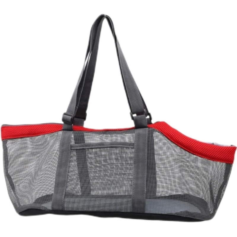 Pet Handbag Panorama Breathable Outdoor Portable Shoulder Bag for Dogs Puppies Kittens Summer Mesh Cat Carrier