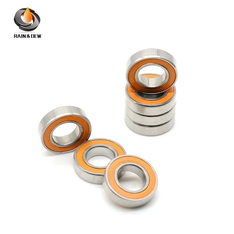 1Pcs SMR105 2RS CB 5x10x4mm ABEC-7 LD 그리스가 없는 스테인레스 스틸 하이브리드 세라믹 베어링 빠른 회전 3x8x4 4x7x2.5 5x8x2.5mm