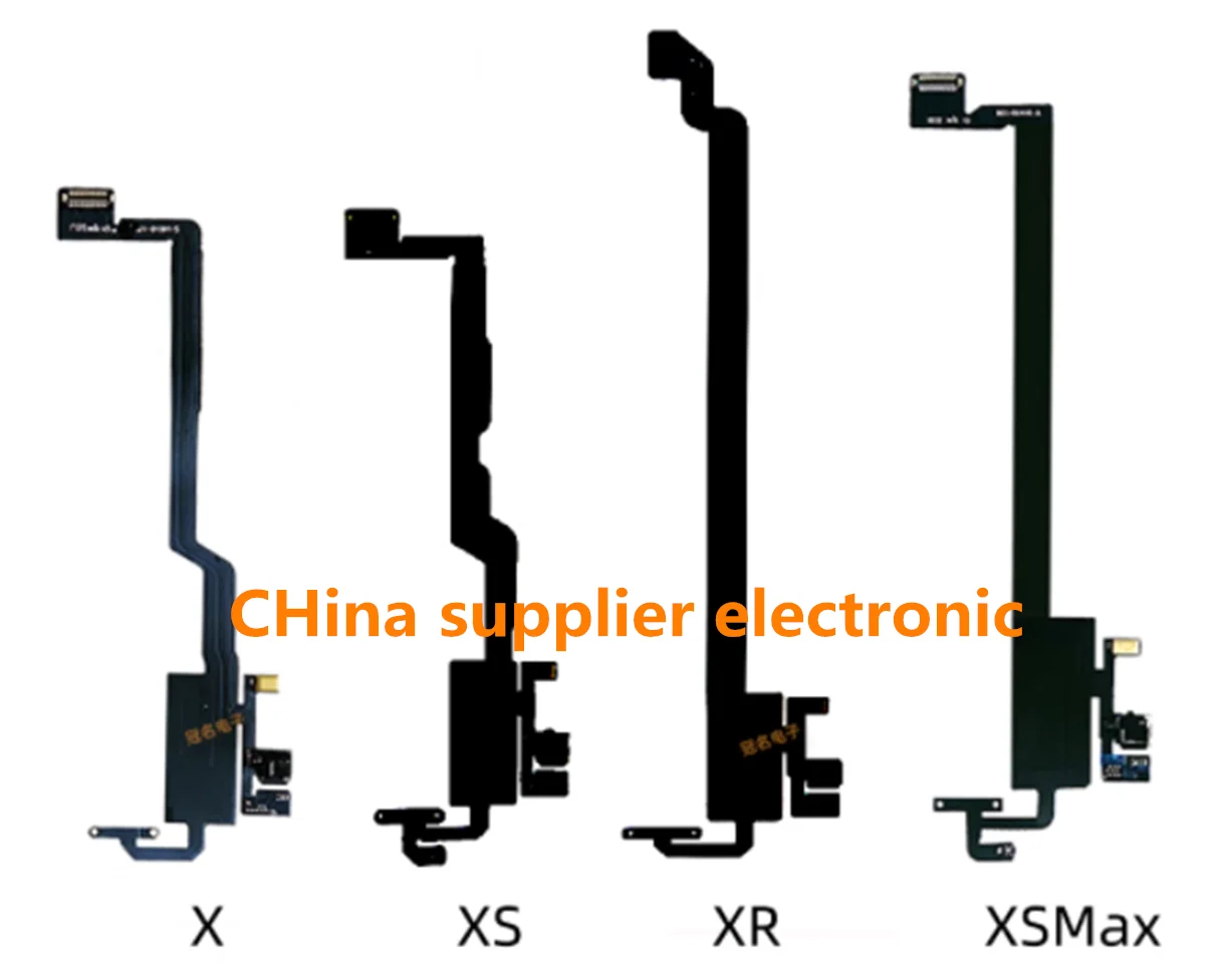10Pcs Fix Face Id Ricevitore Cavo Sensore Per Iphone 11 12 13 Pro Max X Xs Xr Mic Sensor Speaker Flex Repair Parts